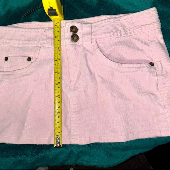 Mini corduroy skirt,  light pink,  size small - Picture 5 of 5